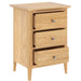 Furniture HausSaxby Oak SMALL 3 DRAWER BEDSIDE - Rest Relax