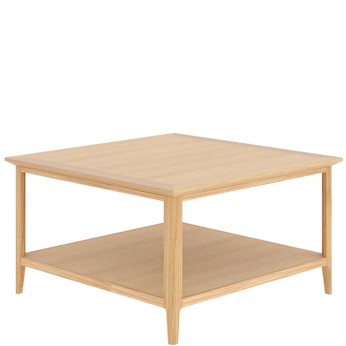 Furniture HausSaxby Oak SQUARE COFFEE TABLE WITH SHELVE - Rest Relax