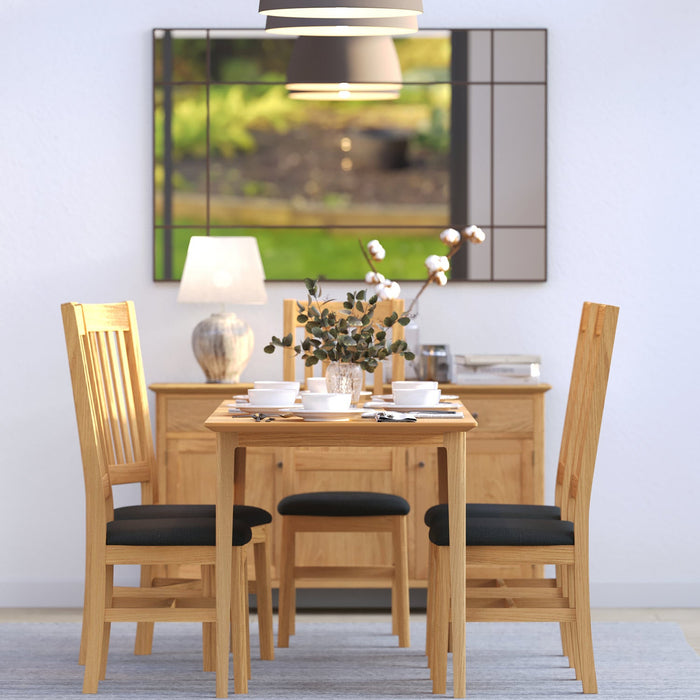 Furniture HausSaxby Oak SQUARE DINING TABLE - Rest Relax