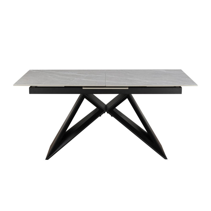 Furniture HausTerzo Ceramic Argento Grey Dining Table Matt Finish 160cm - 200cm - Rest Relax