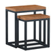 Furniture HausUrban Acacia Nest Of 2 Tables - Rest Relax