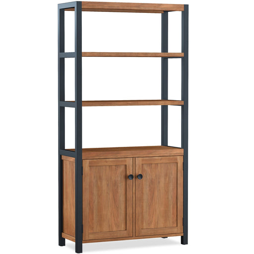 Furniture HausUrban Acacia Tall Bookcase With Doors - Rest Relax