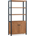 Furniture HausUrban Acacia Tall Bookcase With Doors - Rest Relax