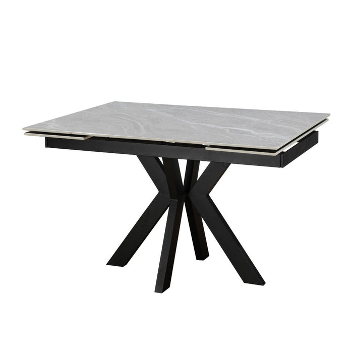 Furniture HausVito Ceramic Argento Grey Dining Table Matt Finish 120/150/180cm - Rest Relax