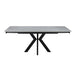 Furniture HausVito Ceramic Argento Grey Dining Table Matt Finish 120/150/180cm - Rest Relax