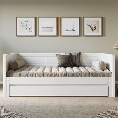 NoomiNoomi Erika Solid Wood Guest Bed White (FSC - Certified) - Rest Relax