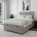 Rest RelaxLona Plush Velvet Grey Divan End Lift Ottoman Bed - Rest Relax