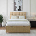 Rest RelaxPearl Linen Pebble Divan End Lift Ottoman Bed - Rest Relax