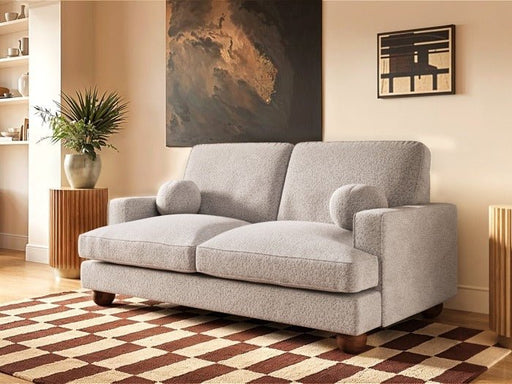 Solace+CoSolace+Co Addison 2 Seater Beige Boucle Sofa - Rest Relax