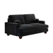 Solace+CoSolace+Co Addison 2 Seater Black Velvet Sofa - Rest Relax