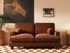 Solace+CoSolace+Co Addison 2 Seater Burnt Orange Chenille Sofa - Rest Relax