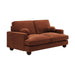 Solace+CoSolace+Co Addison 2 Seater Burnt Orange Chenille Sofa - Rest Relax