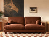 Solace+CoSolace+Co Addison 3 Seater Burnt Orange Chenille Sofa - Rest Relax