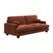 Solace+CoSolace+Co Addison 3 Seater Burnt Orange Chenille Sofa - Rest Relax