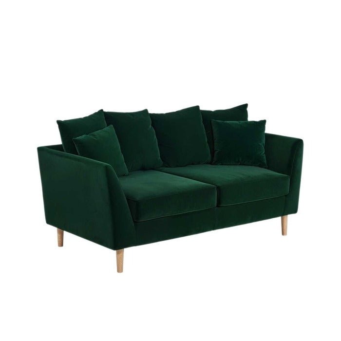 Solace+CoSolace+Co Avery 2 Seater Scatter Back Velvet Emerald Green - Rest Relax