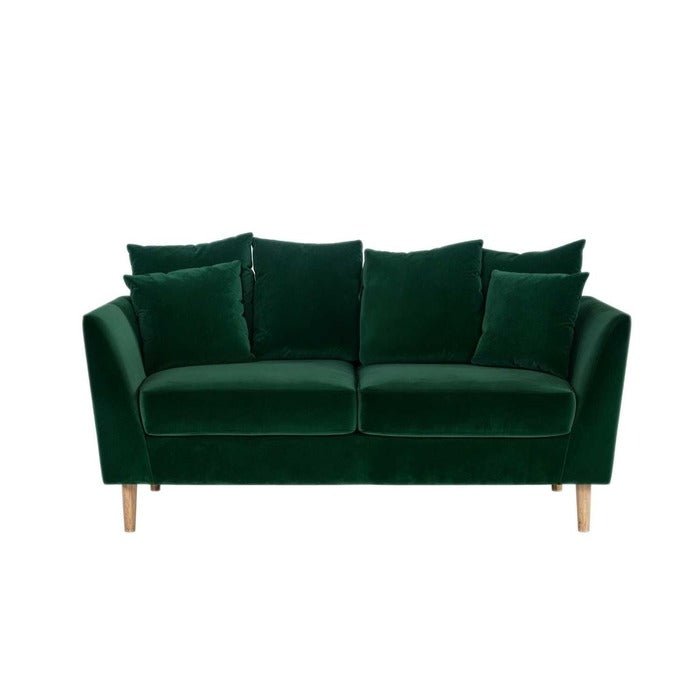 Solace+CoSolace+Co Avery 2 Seater Scatter Back Velvet Emerald Green - Rest Relax