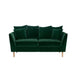 Solace+CoSolace+Co Avery 2 Seater Scatter Back Velvet Emerald Green - Rest Relax