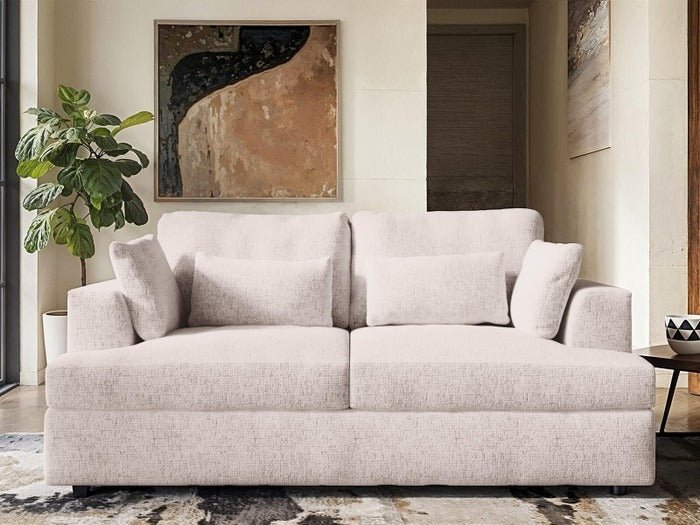 Solace+CoSolace+Co Drew 2 Seater Cream Chenille Sofa - Rest Relax