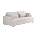 Solace+CoSolace+Co Drew 3 Seater Cream Chenille Sofa - Rest Relax