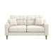 Solace+CoSolace+Co Jude 2 Seater Mid Century Beige Chenille Fabric Sofa - Rest Relax