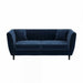 Solace+CoSolace+Co Remi 2 Seater Mid Century Navy Blue Velvet Sofa - Rest Relax