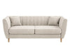 Solace+CoSolace+Co Remi 3 Seater Mid Century Beige Chenille Sofa - Rest Relax