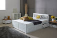 Visco Therapy4'0 Mission Storage Bed in White - Small Double - Rest Relax