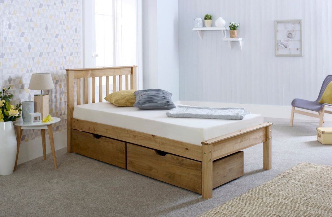 Visco TherapyChester Solo Pine Wooden Bed Frame - Rest Relax