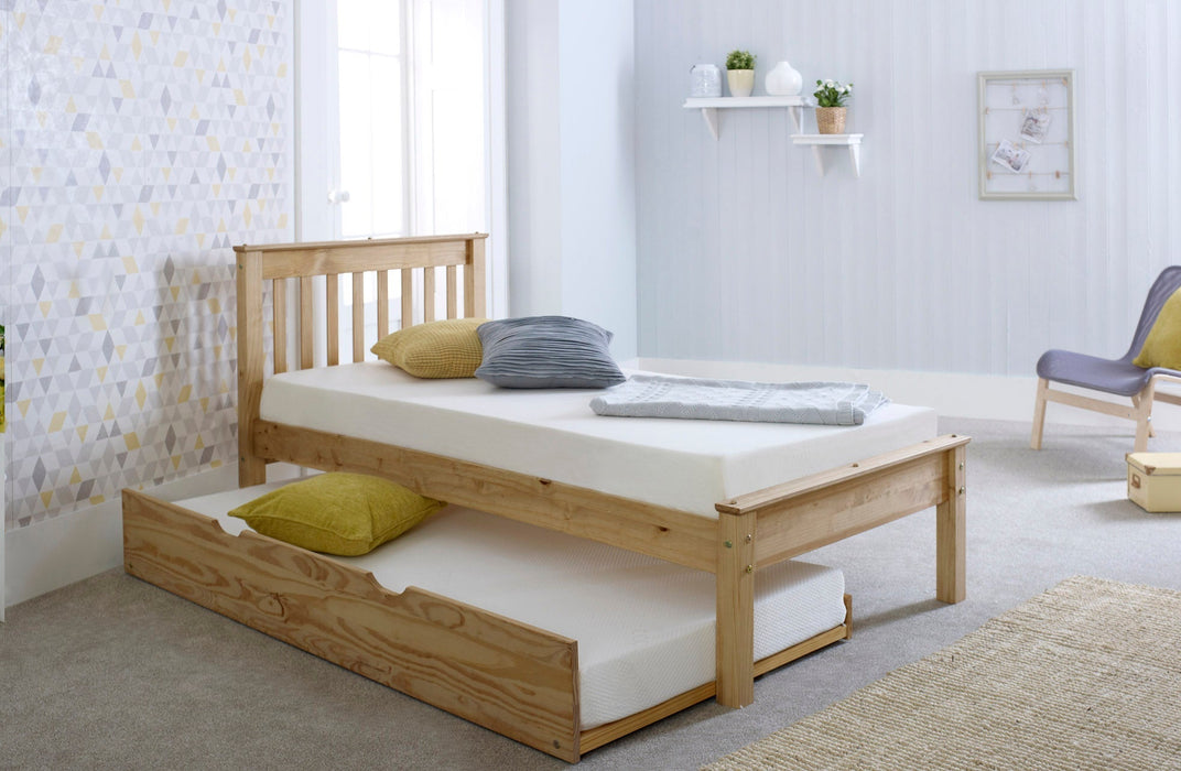 Visco TherapyChester Solo Pine Wooden Bed Frame - Rest Relax