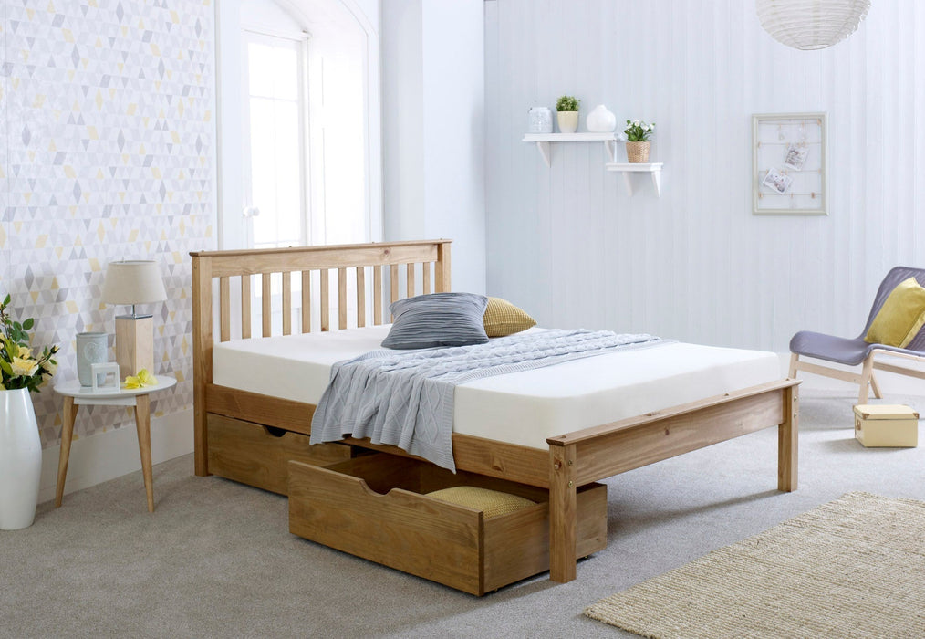 Visco TherapyChester Solo Pine Wooden Bed Frame - Rest Relax