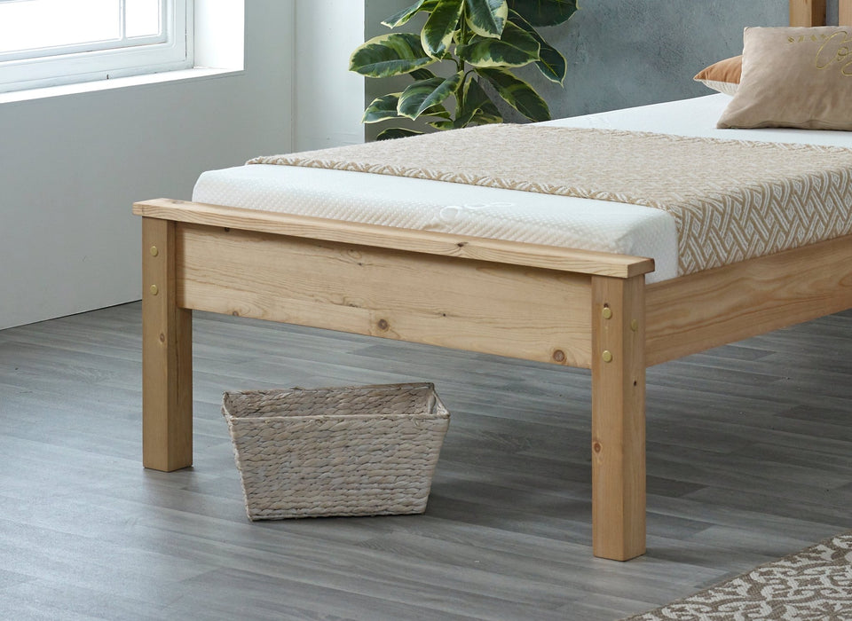 Visco TherapyChester Solo Pine Wooden Bed Frame - Rest Relax