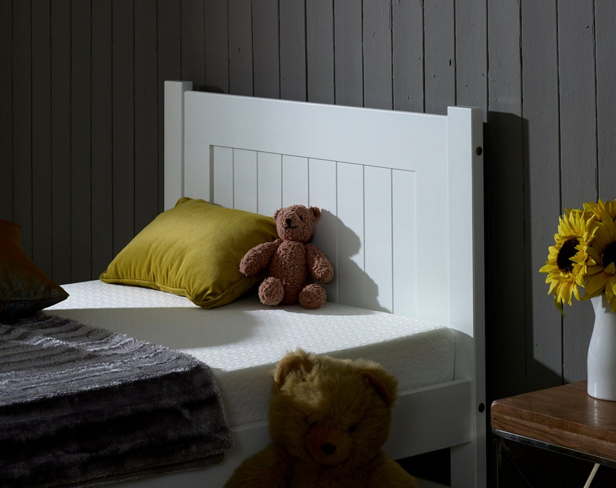 Visco TherapyClifton White Wooden Bed Frame - Rest Relax