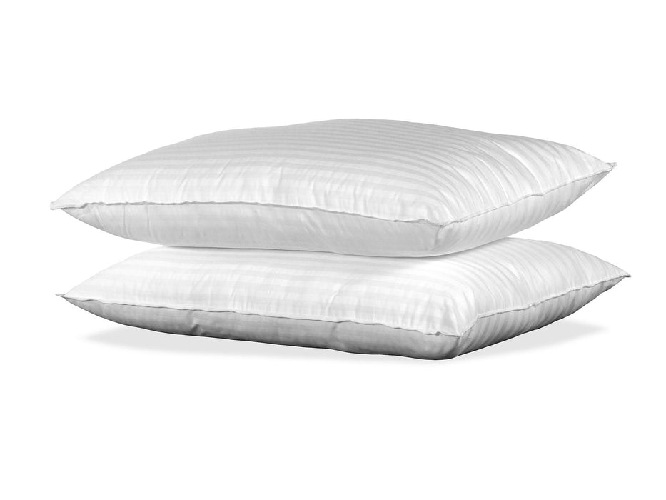 Visco TherapyConjugated Hollow Fibre Filling, 600g, Polyester Stripe Cover Pillows - Rest Relax