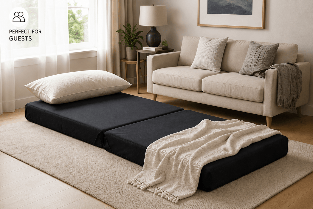 Visco TherapyDouble Folding Z-Bed Mattress – Guest & Travel Mattress - Swann Sleep Ltd T/A Rest Relax