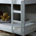 Visco TherapyDurham White Wooden Bunk Bed - Rest Relax