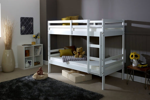 Visco TherapyDurham White Wooden Bunk Bed - Rest Relax