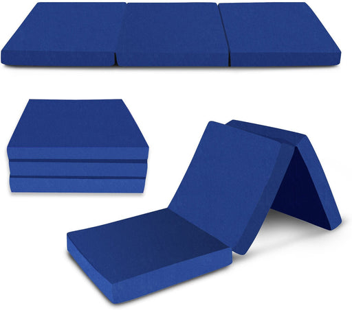 Visco TherapyKids Folding Faux Leather Futon Mattress - Multiple Colours Available - Rest Relax