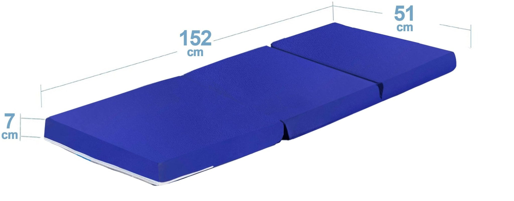 Visco TherapyKids Folding Faux Leather Futon Mattress - Multiple Colours Available - Rest Relax