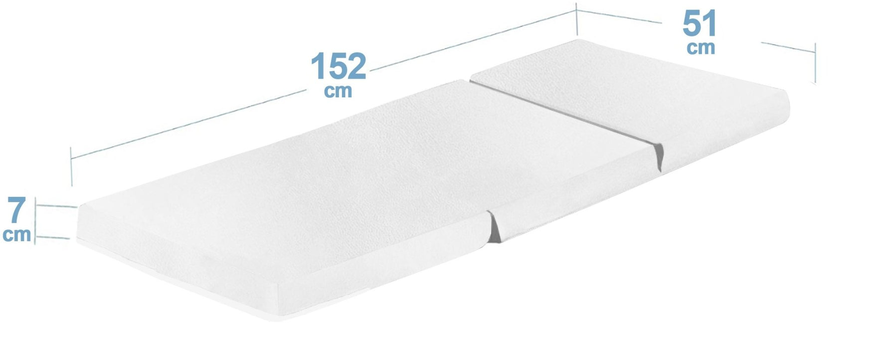 Visco TherapyKids Folding Faux Leather Futon Mattress - Multiple Colours Available - Rest Relax