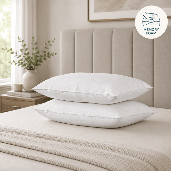 Visco TherapyMemory Flake Pillow Deal Set – Packs of 2, 4, 6 & 8 - Swann Sleep Ltd T/A Rest Relax