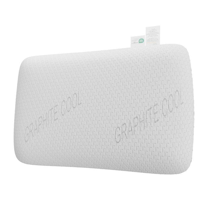 Visco TherapyMoulded Memory Foam w Graphite Cover Pillow - Rest Relax