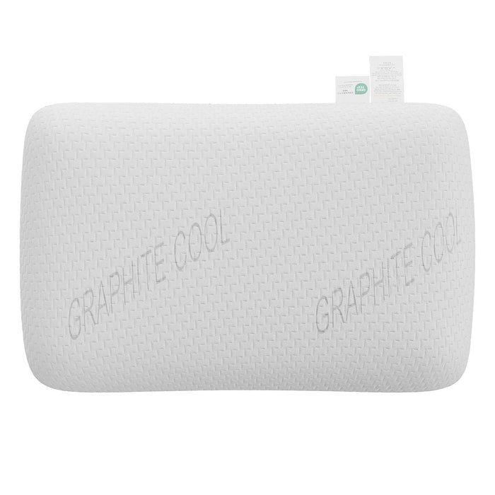 Visco TherapyMoulded Memory Foam w Graphite Cover Pillow - Rest Relax