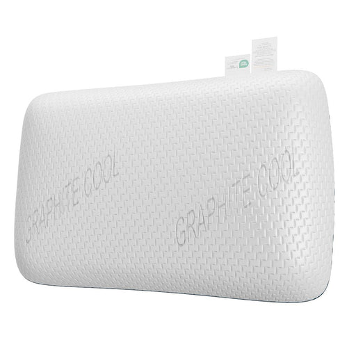 Visco TherapyMoulded Memory Foam w Graphite Cover Pillow - Rest Relax