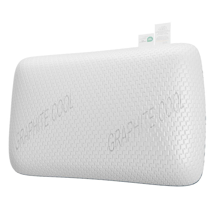 Visco TherapyMoulded Memory Foam w Graphite Cover Pillow - Rest Relax