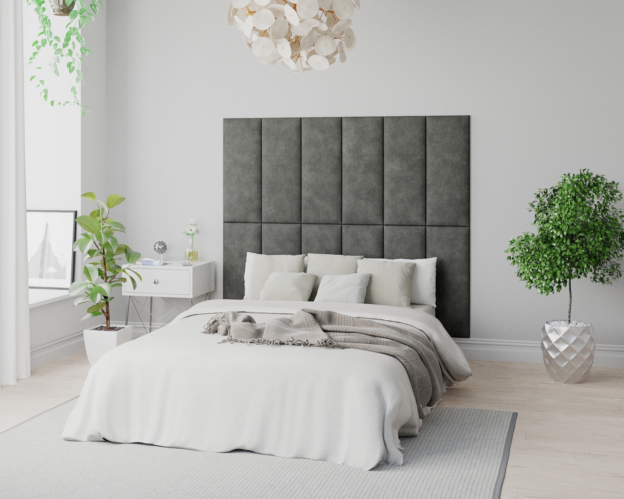 Wall mounted online upholstered headboard