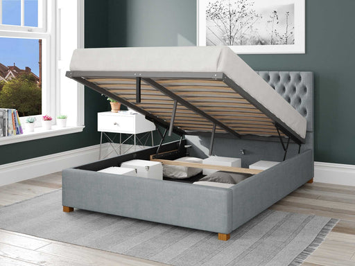 AspireAspire Furniture Monroe Fabric Ottoman Bed - Rest Relax