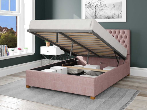 AspireAspire Furniture Monroe Fabric Ottoman Bed - Rest Relax