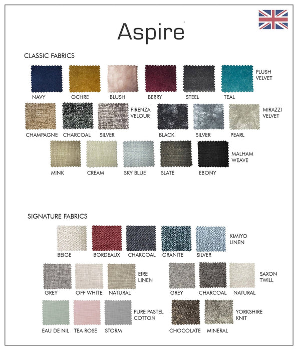 AspireCaine Upholstered Fabric Headboard - Rest Relax