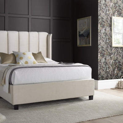 BedmasterAurora Warmstone Velvet Ottoman Bed - Rest Relax