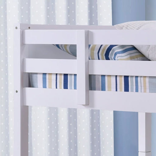 Furniture HausBelleville White Wooden Bunk Bed Frame - Rest Relax